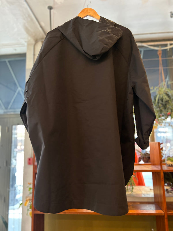 Hooded Poncho - Black