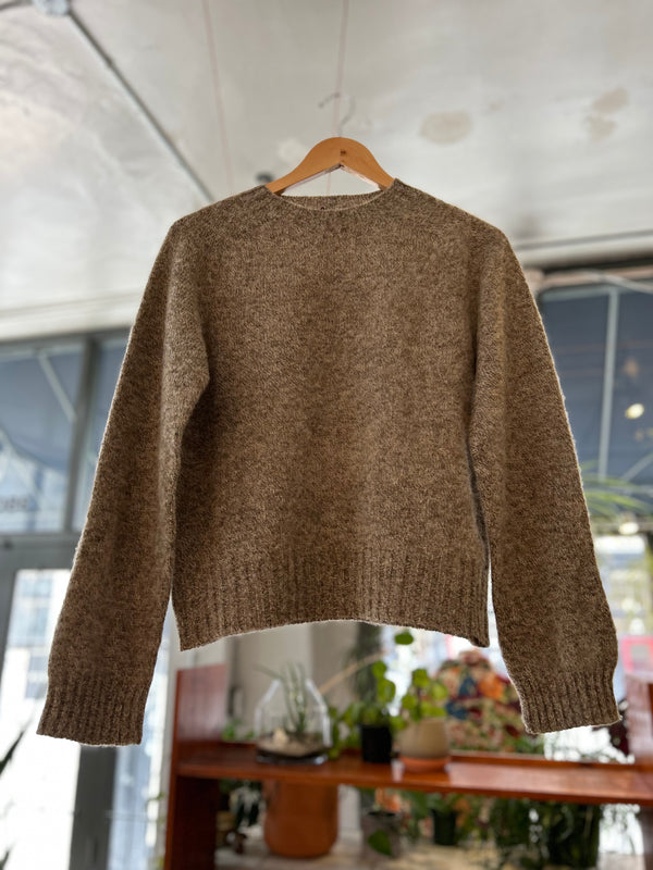 Jets Crew Neck Sweater - Natural
