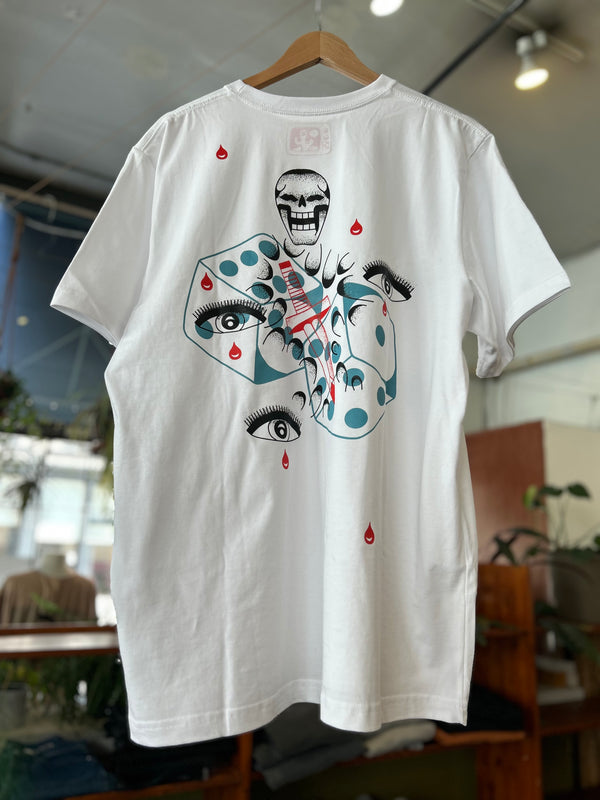 Dagger & Dice Tee - White