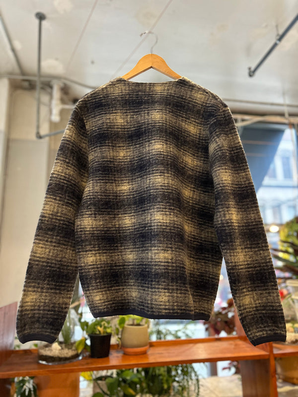 Fleece Cardigan - Navy