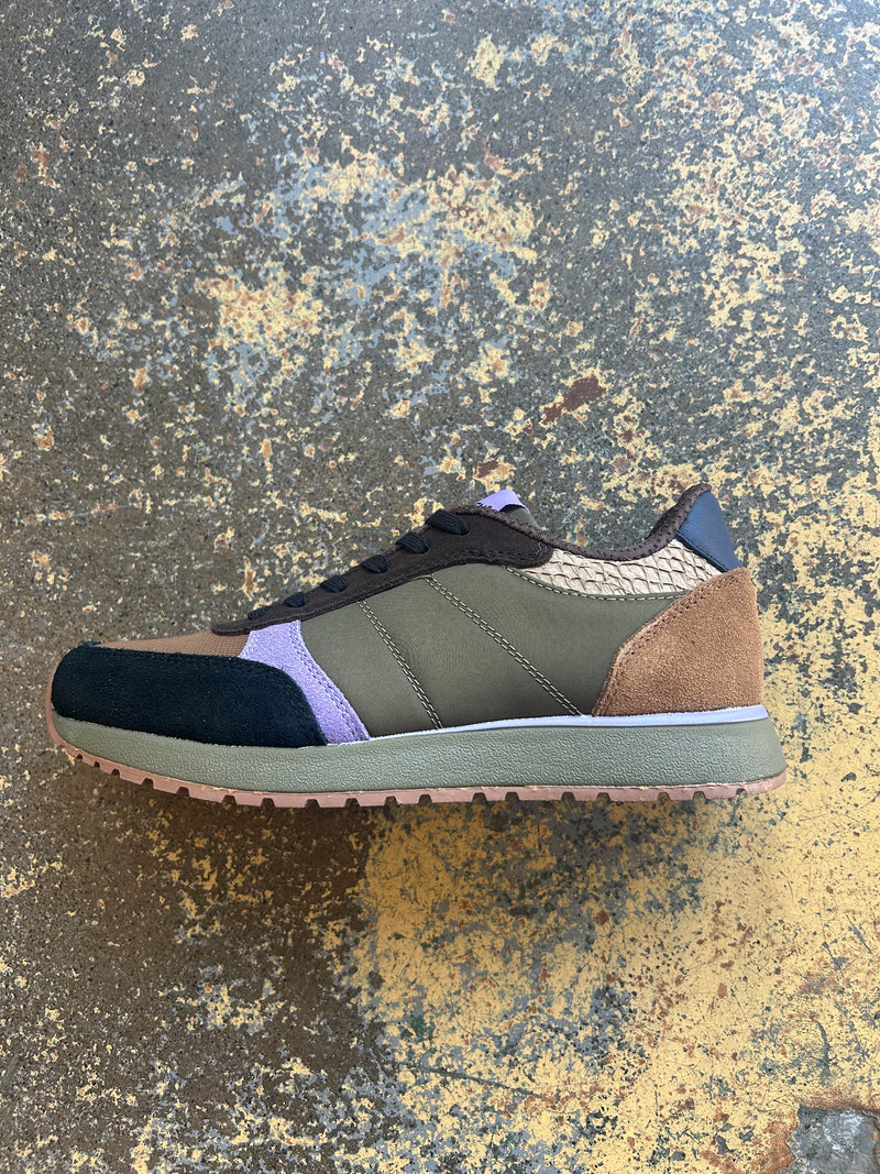 Ronja Sneaker - Dark Olive/Orchid