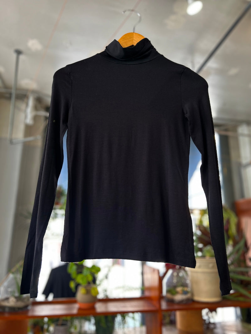 Noe Cashmere Turtleneck - Black