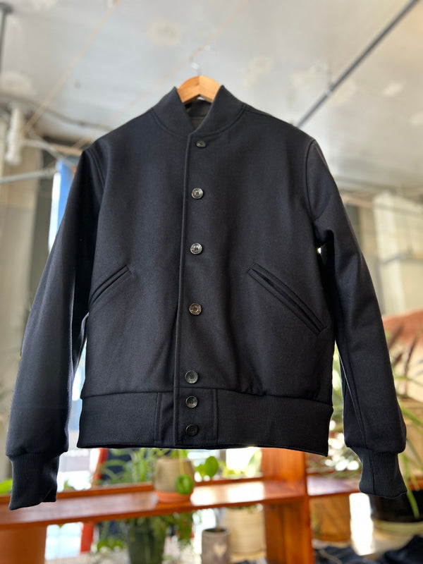 Wool Reversible Jacket - Navy