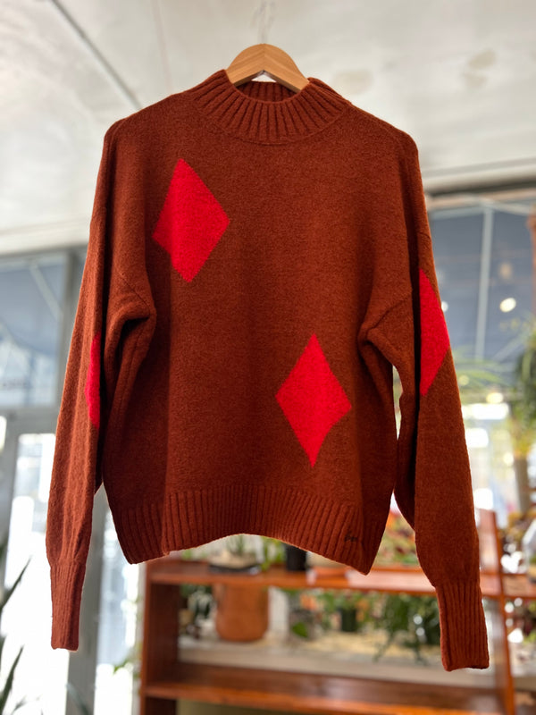Diamond Card Turtleneck