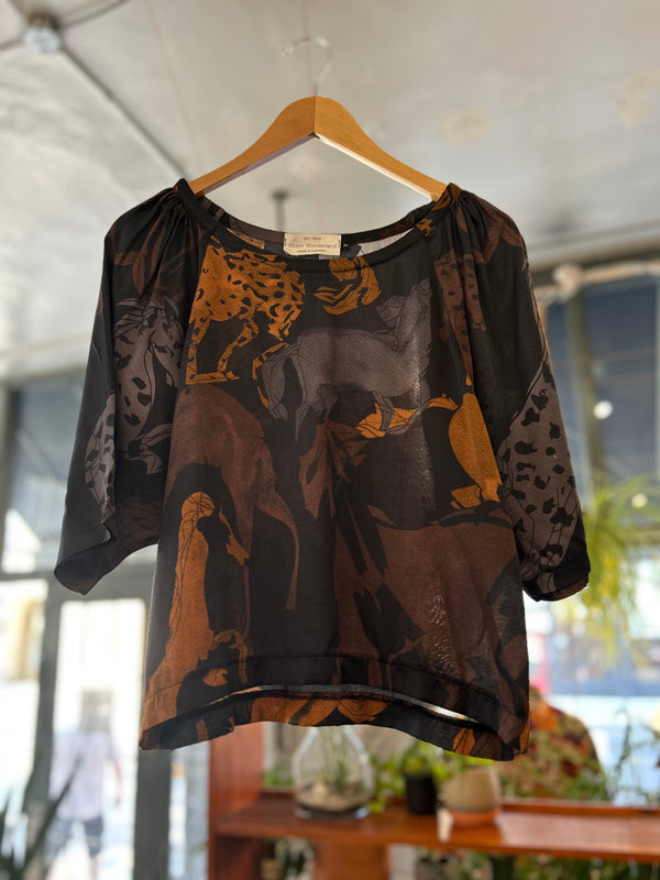 Flash Blouse - Horses