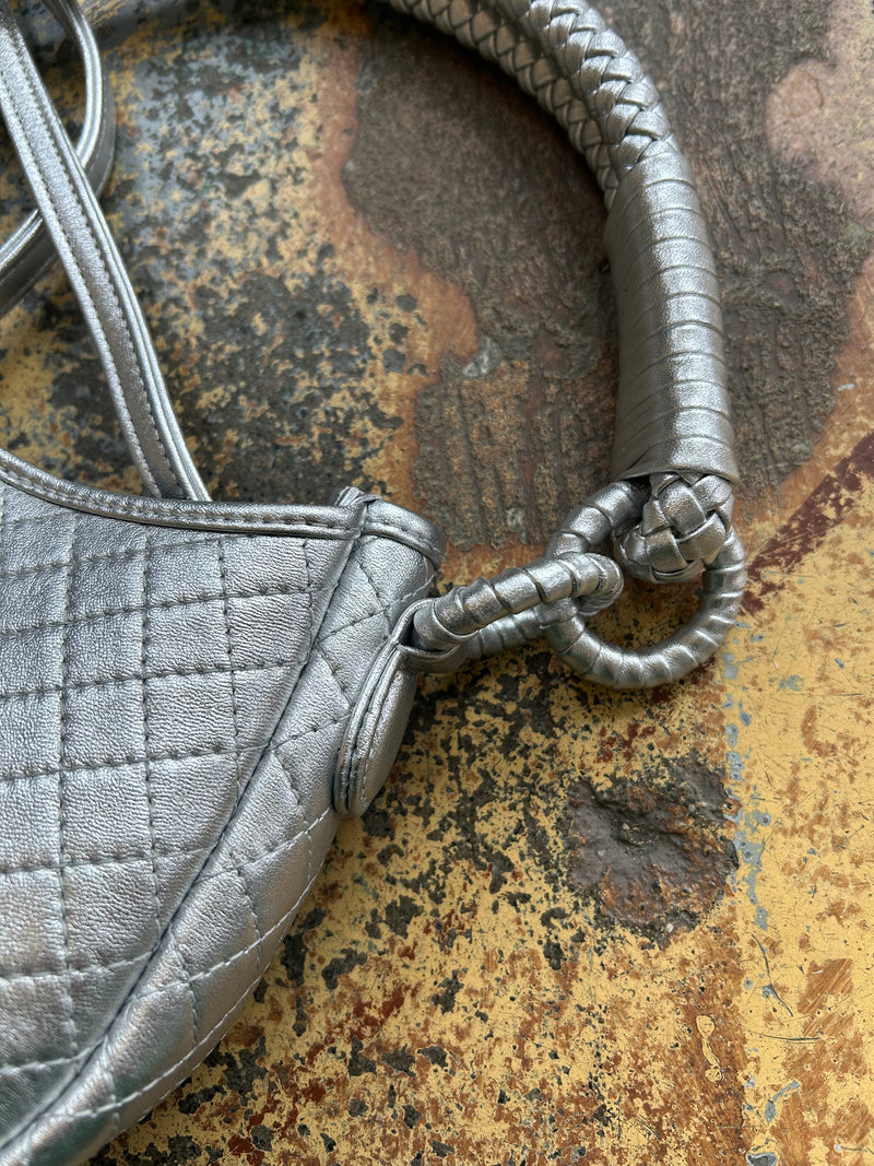 Saddle Mini Bag - Silver