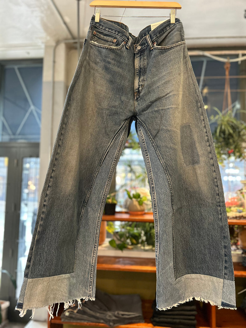 Reworked Culotte in Vintage Denim