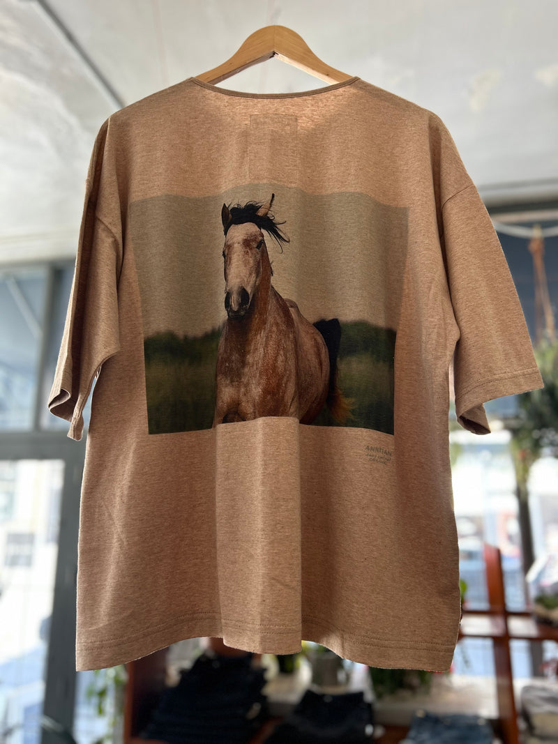 Horse T-shirt - Brown