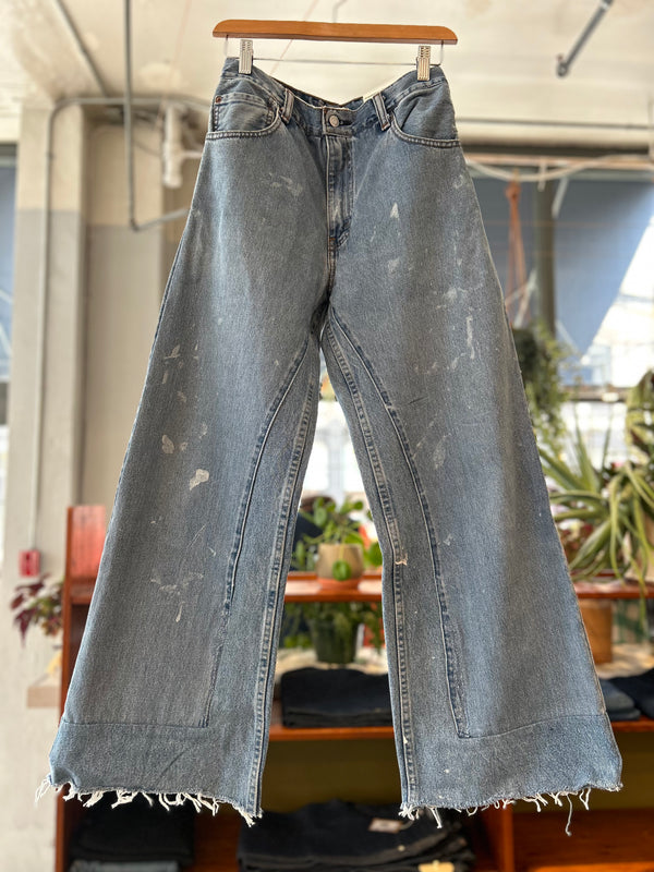 Reworked Culotte in Vintage Denim