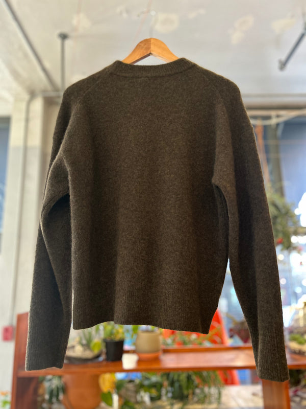 Wool Yak Crewneck Sweater