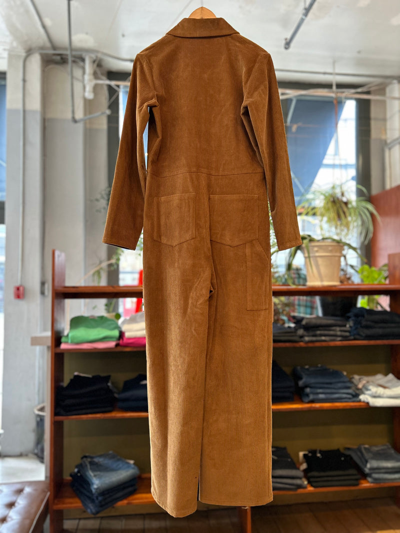 Marlon Jumpsuit - Tan Corduroy