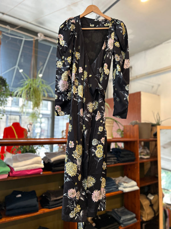 Franca Dress - Black Brighton Floral