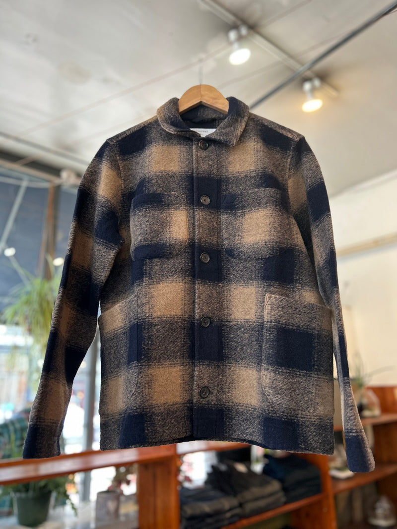 Lumber Jacket - Navy Fleece