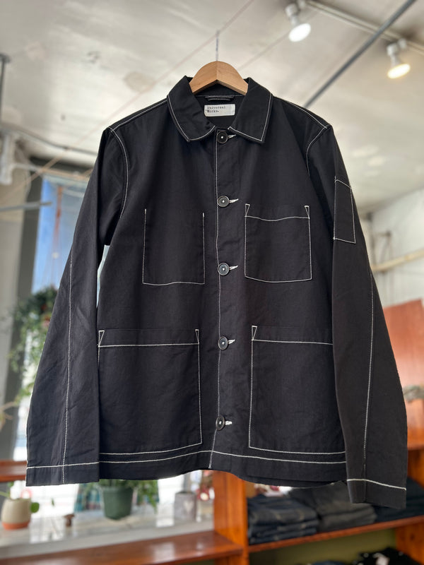 Coverall Jacket - Black Twill