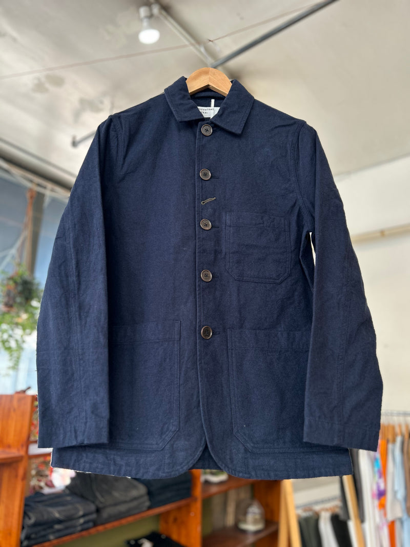 Bakers Chore Jacket - Navy Nebraska Cotton