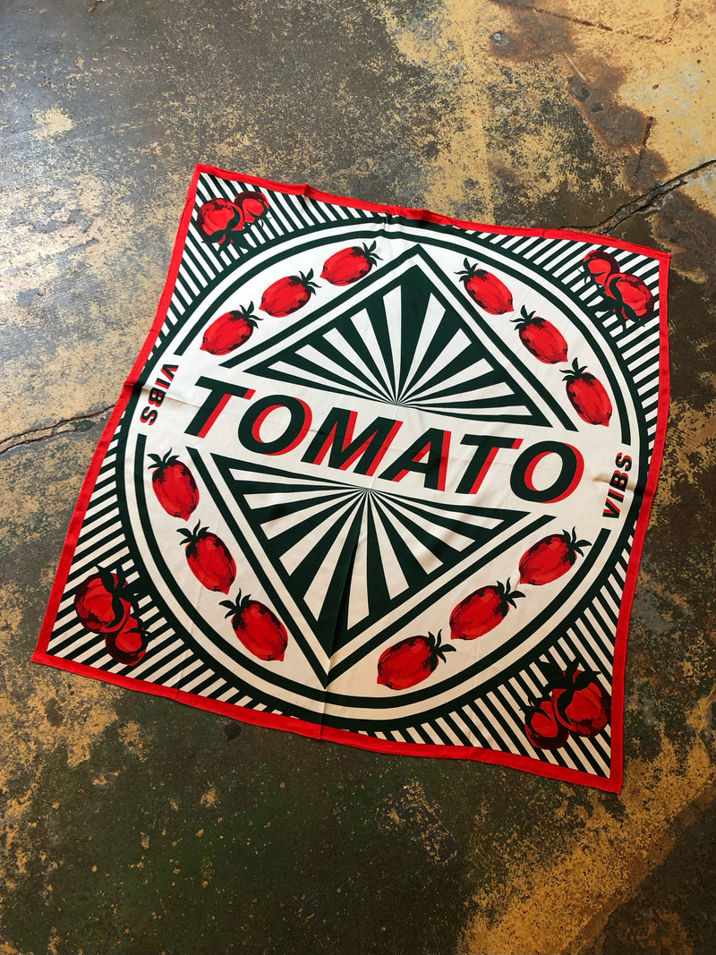 Tomato Silk Scarf - Tomato Can