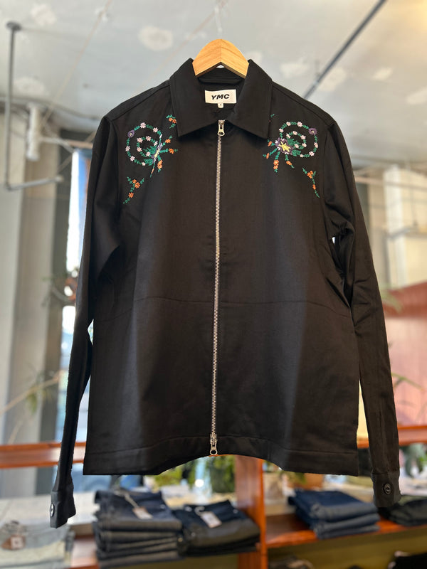 Bowie Jacket - Black Embroidered