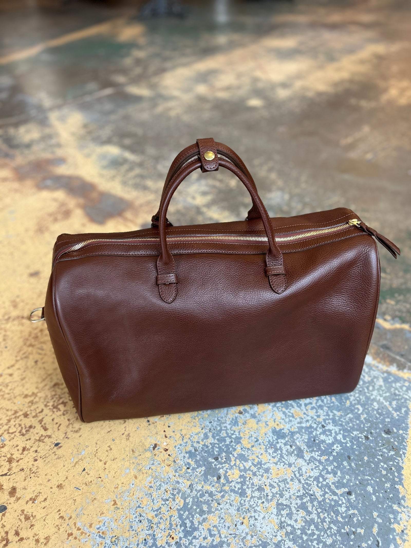 No. 10 Weekender Bag Chestnut The Block Vancouver