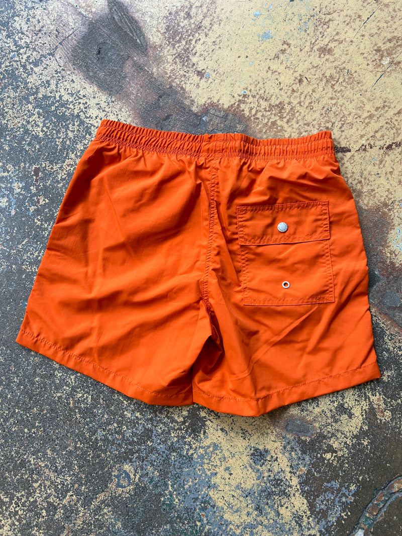 Swim Trunk - Solid Orange