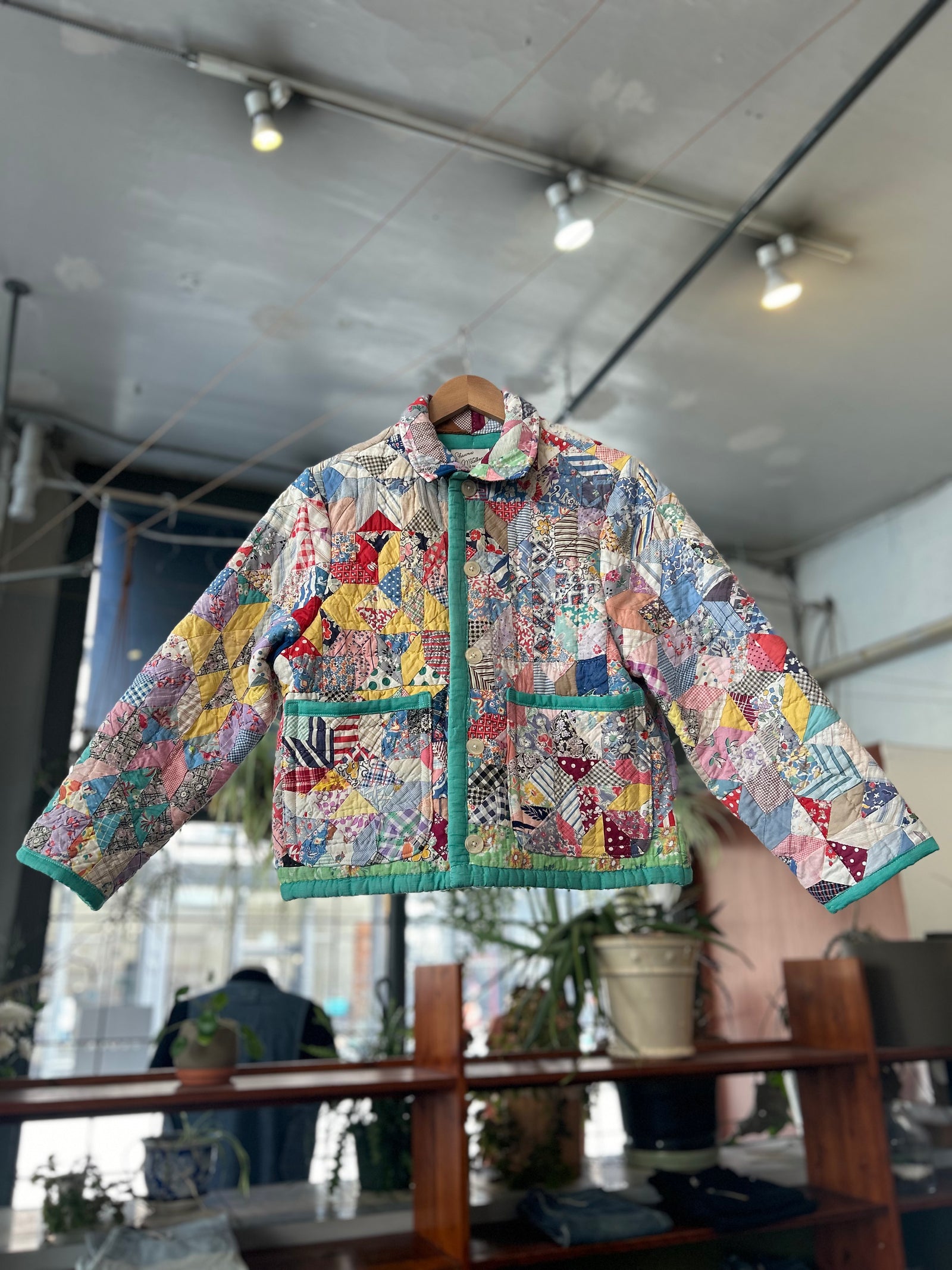 Floral Pattern Quilted Bodywarmer Honesty Patchwork Quilt Coat