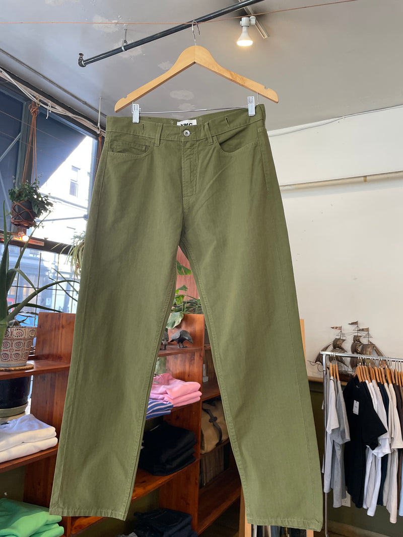 Tearaway Organic Cotton Ripstop Jean- Olive