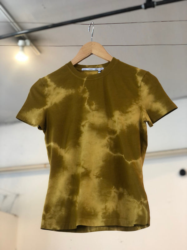 Tie Dye T-Shirt - Sulphur/Muted Lime