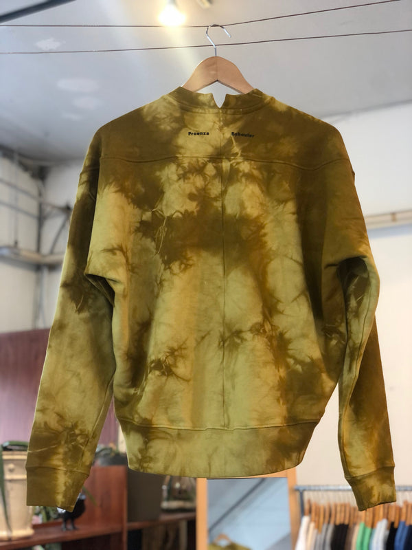 Tie Dye Sweatshirt - Sulphur/Muted Lime