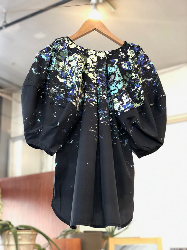 Floral Puff Sleeve Blouse