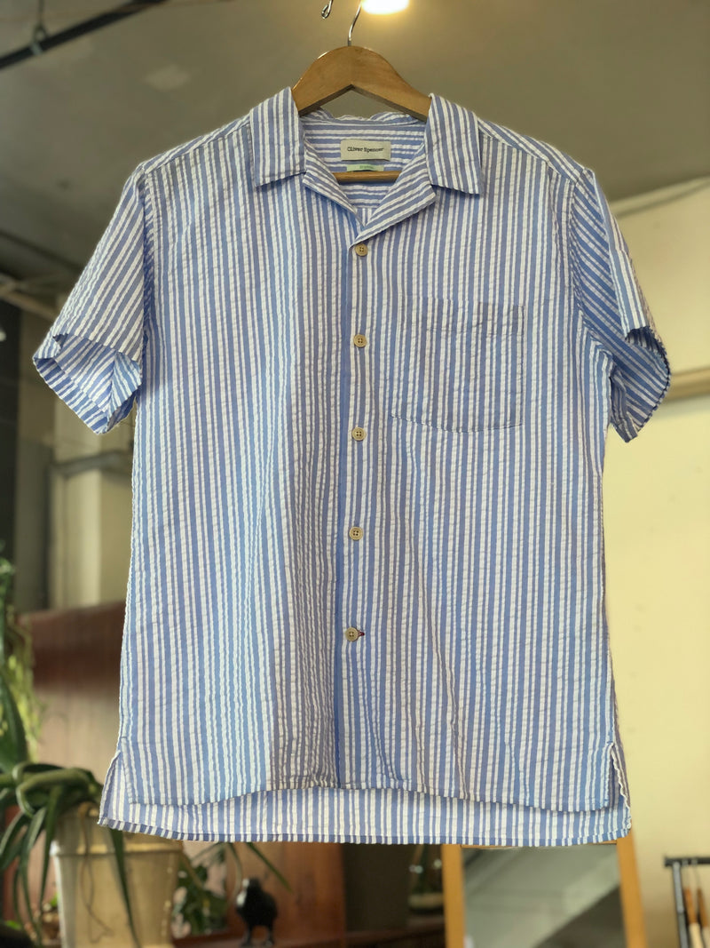Havana Short Sleeve Shirt - Blue