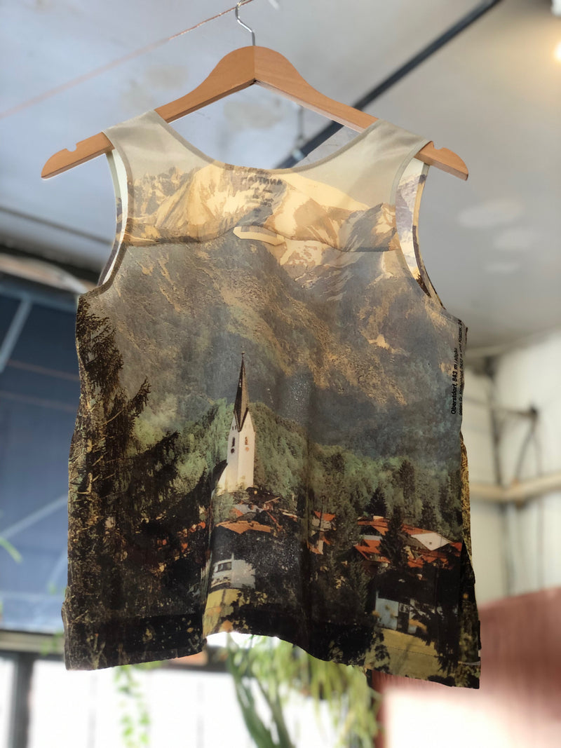 Silk Tank Swiss Postcard
