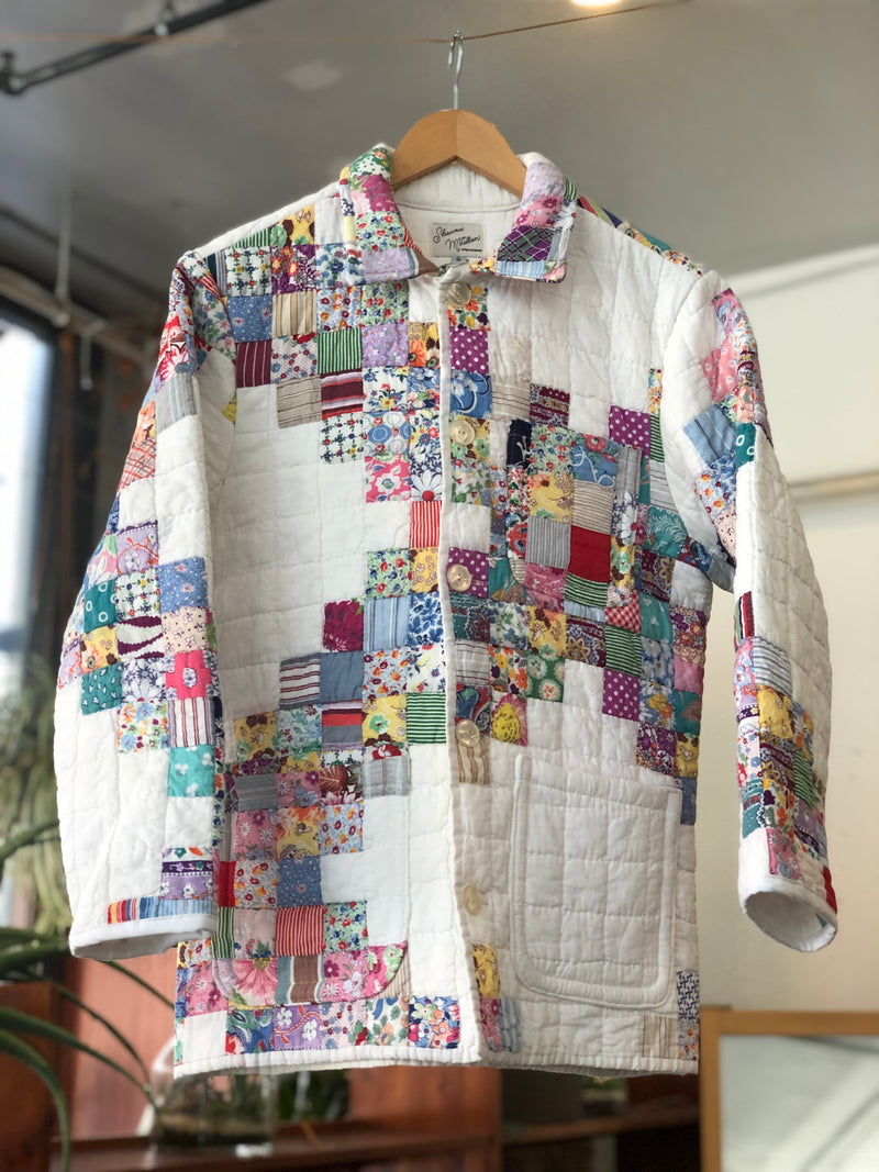 人気の通販サイト vintage Quilt patchwork jacket | www.happychild.co