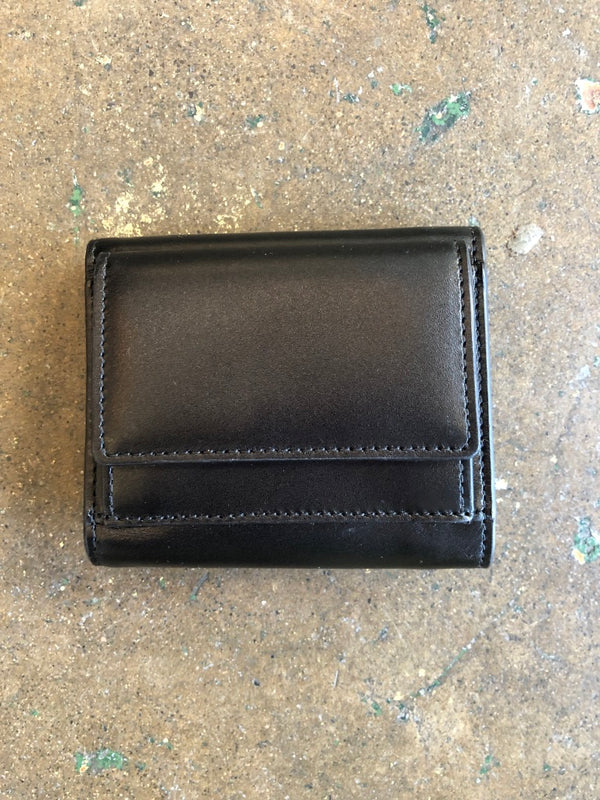 Small Lois Compact Wallet - Black